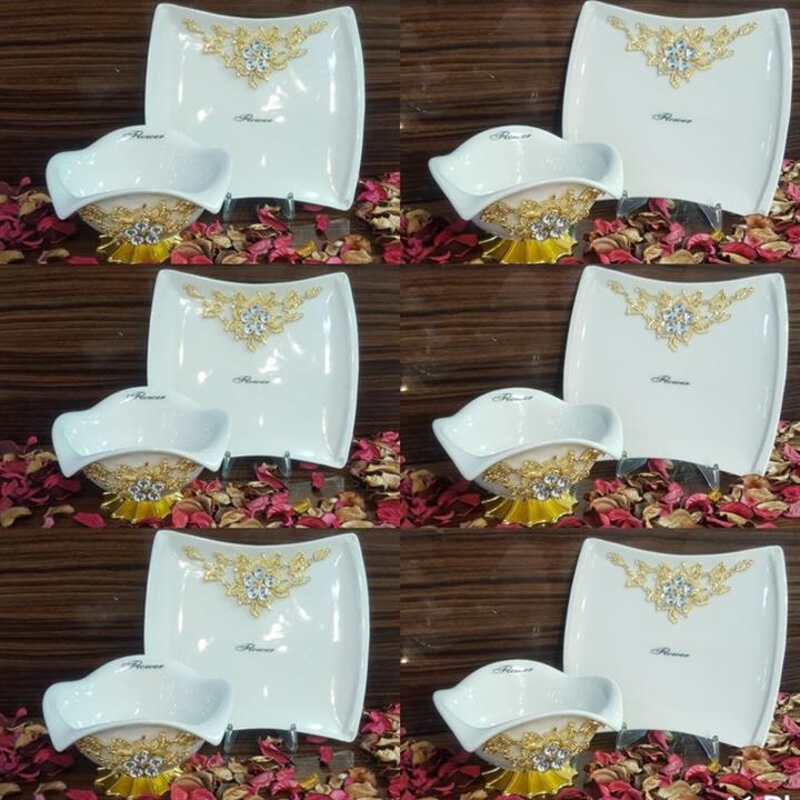 پیاله لوتوس 6 عددی و پیش دستی 6 عددی